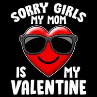 Funny Cute Sorry Girls My Mom is My Valentine Visor