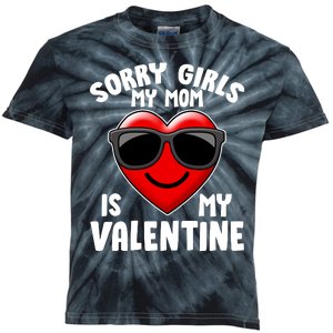 Funny Cute Sorry Girls My Mom is My Valentine Kids Tie-Dye T-Shirt