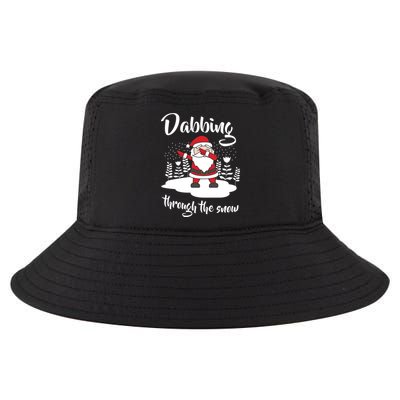 Funny Dabbing Around The Christmas Tree Santa Cool Comfort Performance Bucket Hat