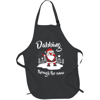 Funny Dabbing Around The Christmas Tree Santa Apron