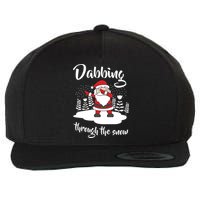 Funny Dabbing Around The Christmas Tree Santa Wool Snapback Cap