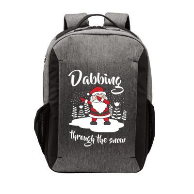 Funny Dabbing Around The Christmas Tree Santa Vector Backpack