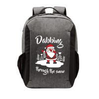 Funny Dabbing Around The Christmas Tree Santa Vector Backpack