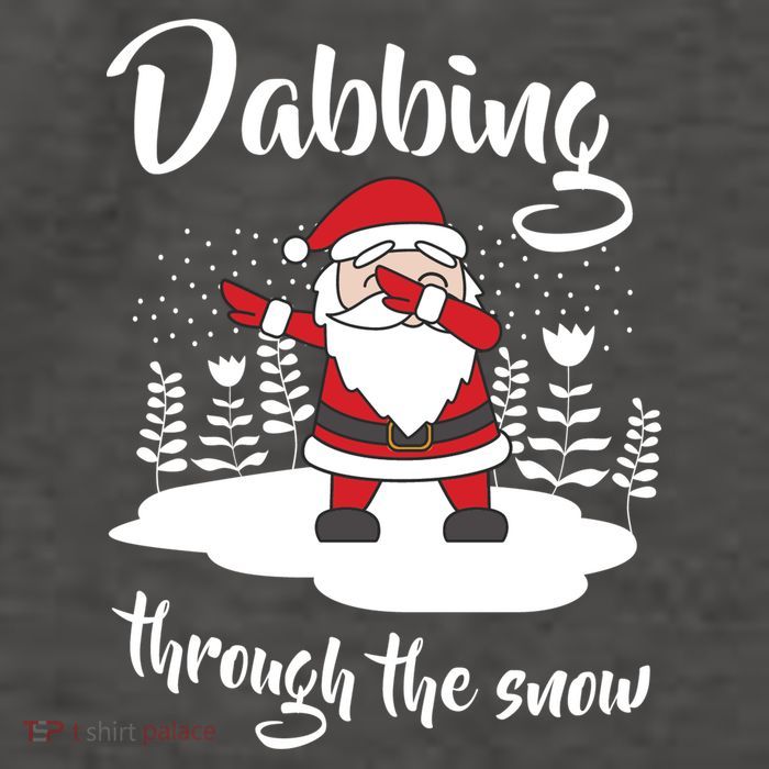 Funny Dabbing Around The Christmas Tree Santa Vector Backpack