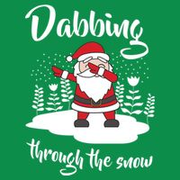 Funny Dabbing Around The Christmas Tree Santa Baby Bodysuit