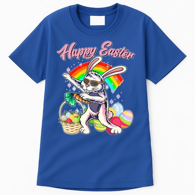 Funny Dabbing Rainbow Easter Bunny Tall T-Shirt