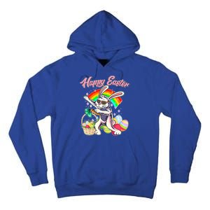 Funny Dabbing Rainbow Easter Bunny Tall Hoodie