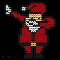 Funny Dabbing Santa Pixel High Crown Mesh Back Trucker Hat