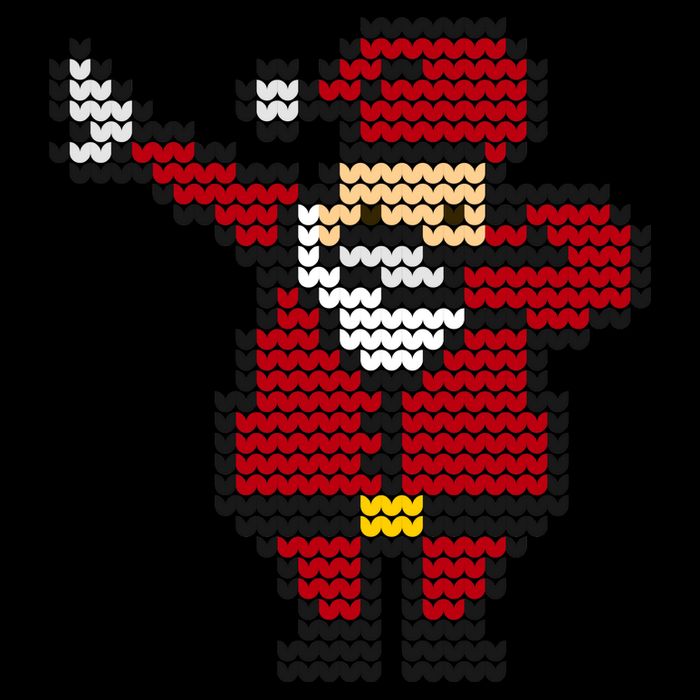 Funny Dabbing Santa Pixel 16 in Basic Backpack