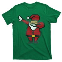 Funny Dabbing Santa Pixel T-Shirt