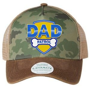 Funny Dad Patrol Dog Dad Legacy Tie Dye Trucker Hat