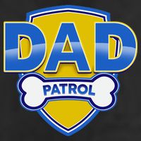 Funny Dad Patrol Dog Dad 11oz C Handle Ceramic Mug