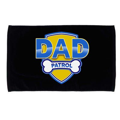 Funny Dad Patrol Dog Dad Microfiber Hand Towel