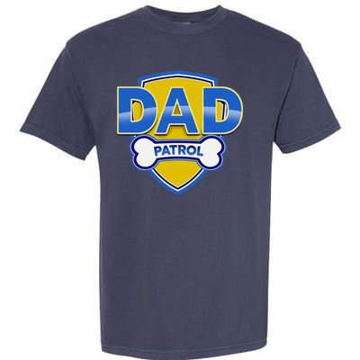 Funny Dad Patrol Dog Dad Garment-Dyed Heavyweight T-Shirt