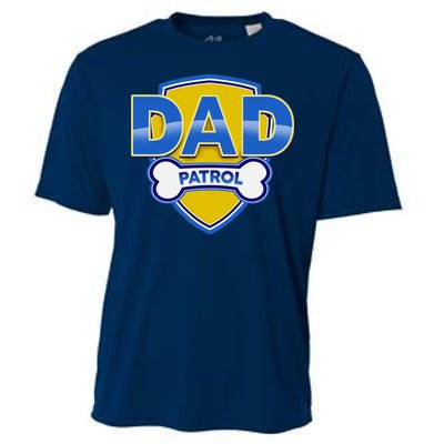 Funny Dad Patrol Dog Dad Cooling Performance Crew T-Shirt