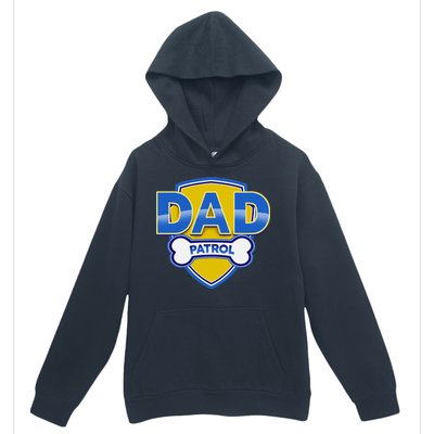 Funny Dad Patrol Dog Dad Urban Pullover Hoodie