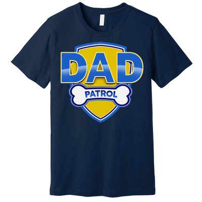 Funny Dad Patrol Dog Dad Premium T-Shirt