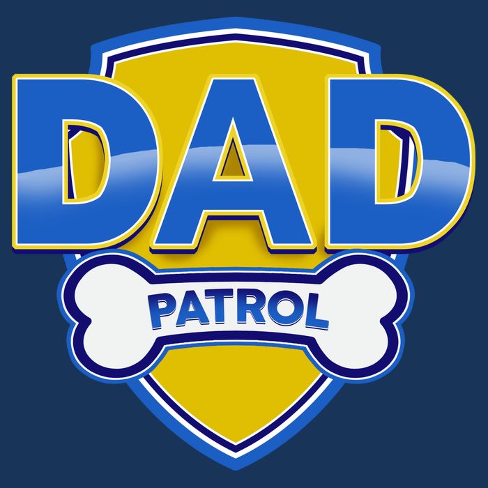 Funny Dad Patrol Dog Dad Baby Bodysuit