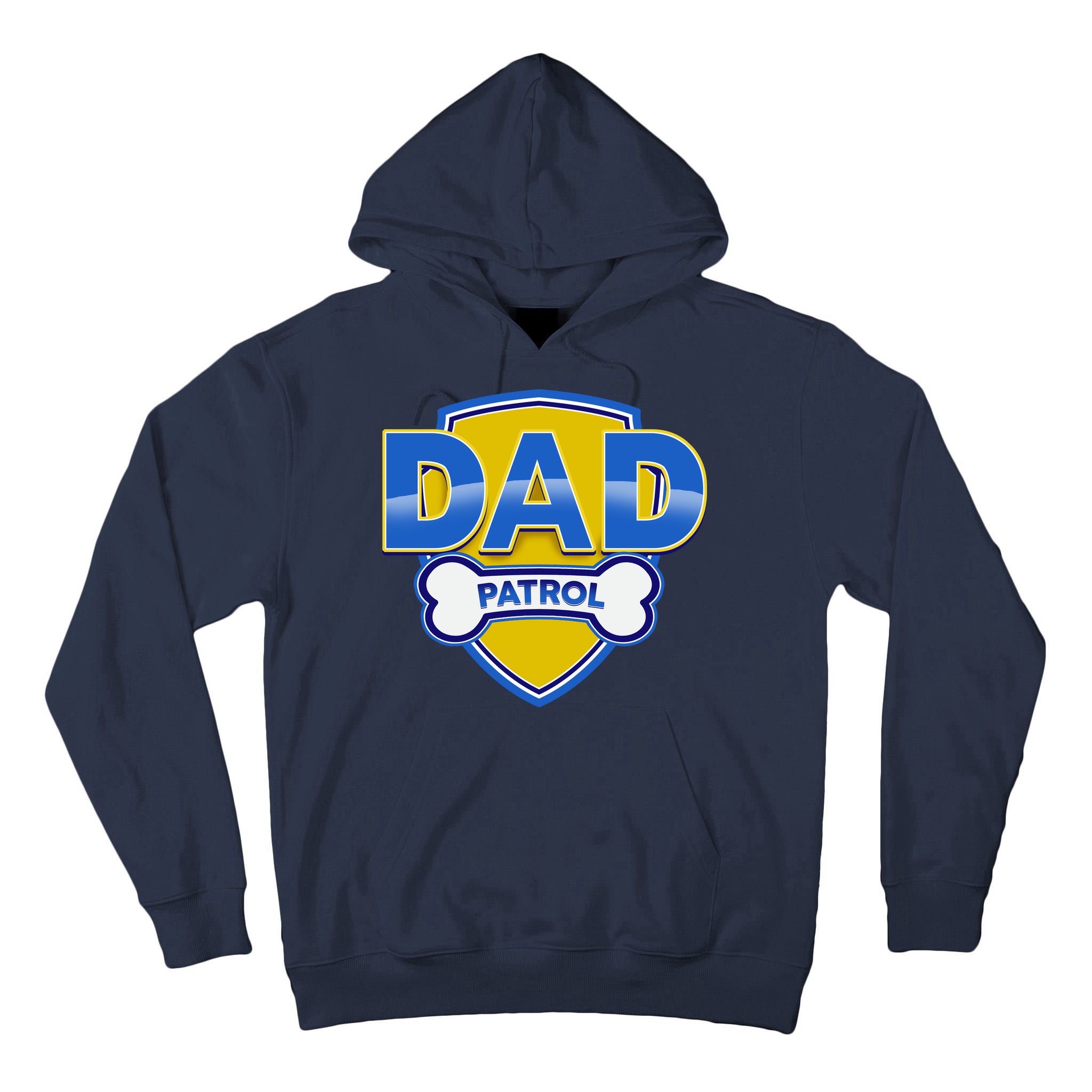 Funny Dad Patrol Dog Dad Tall Hoodie