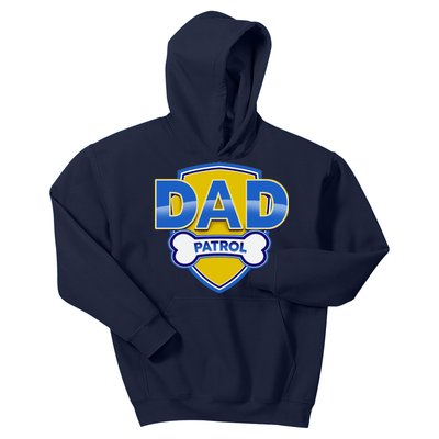 Funny Dad Patrol Dog Dad Kids Hoodie