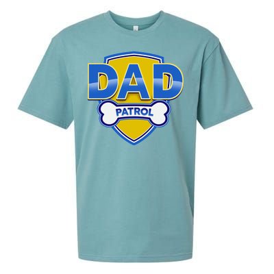 Funny Dad Patrol Dog Dad Sueded Cloud Jersey T-Shirt