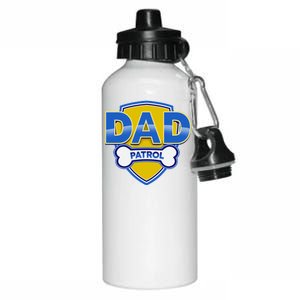 Funny Dad Patrol Dog Dad Aluminum Water Bottle