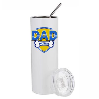 Funny Dad Patrol Dog Dad Stainless Steel Tumbler