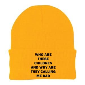 Funny Dad Quote Knit Cap Winter Beanie