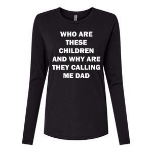 Funny Dad Quote Womens Cotton Relaxed Long Sleeve T-Shirt