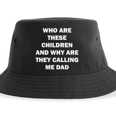Funny Dad Quote Sustainable Bucket Hat