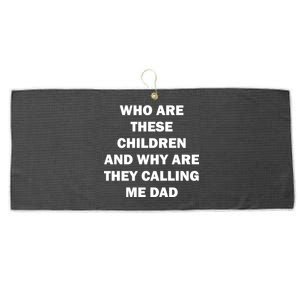 Funny Dad Quote Large Microfiber Waffle Golf Towel