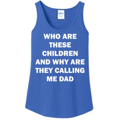 Funny Dad Quote Ladies Essential Tank