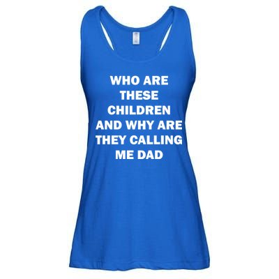 Funny Dad Quote Ladies Essential Flowy Tank