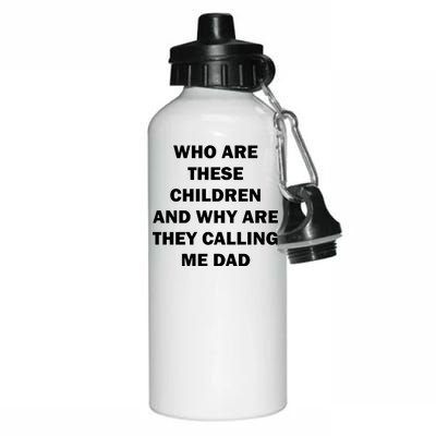 Funny Dad Quote Aluminum Water Bottle