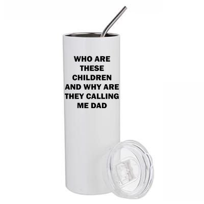 Funny Dad Quote Stainless Steel Tumbler