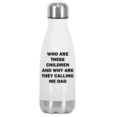 Funny Dad Quote Stainless Steel Insulated Water Bottle