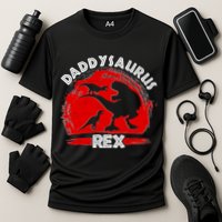 Funny Daddysaurus Rex Father's Day Performance Shirt