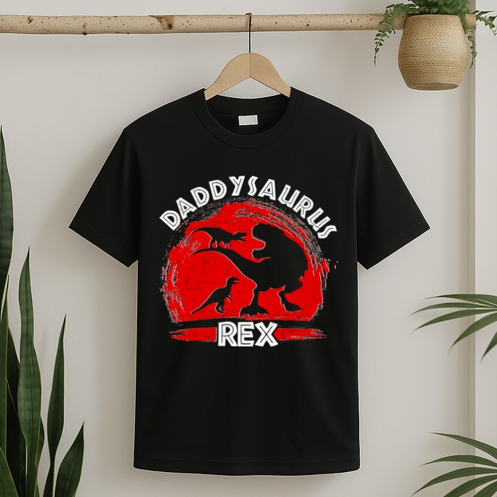 Funny Daddysaurus Rex Father's Day T-Shirt