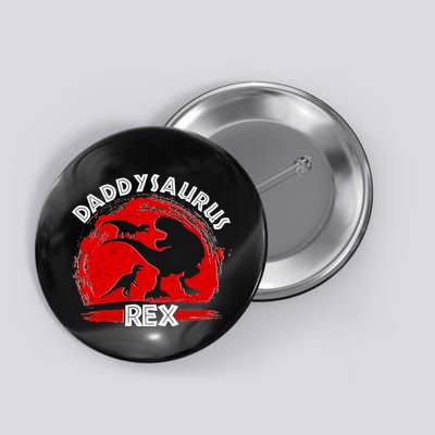 Funny Daddysaurus Rex Father's Day Button