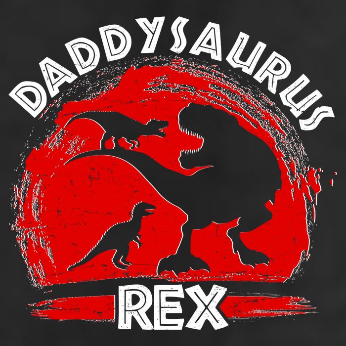 Funny Daddysaurus Rex Father's Day Golf Towel