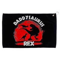 Funny Daddysaurus Rex Father's Day Grommeted Golf Towel