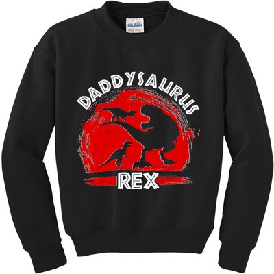 Funny Daddysaurus Rex Father's Day Kids Sweatshirt