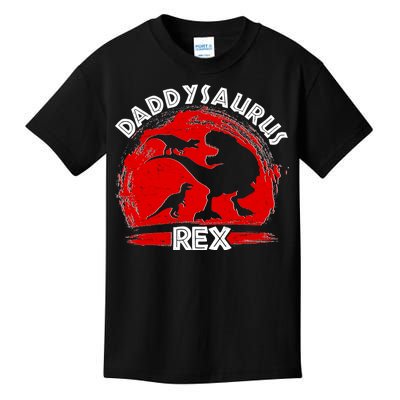 Funny Daddysaurus Rex Father's Day Kids T-Shirt