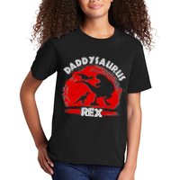 Funny Daddysaurus Rex Father's Day Kids T-Shirt