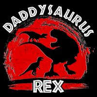Funny Daddysaurus Rex Father's Day Kids T-Shirt