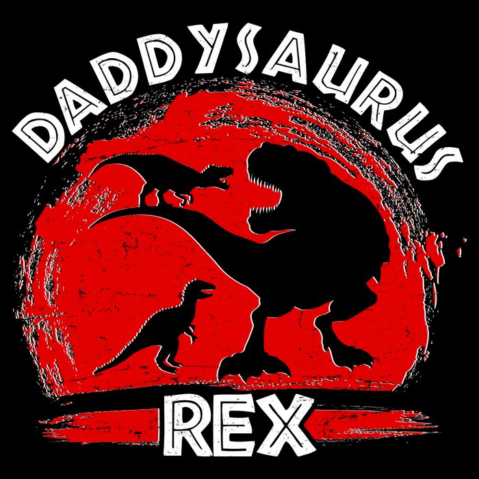 Funny Daddysaurus Rex Father's Day Kids T-Shirt