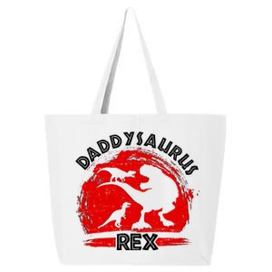 Funny Daddysaurus Rex Father's Day 25L Jumbo Tote