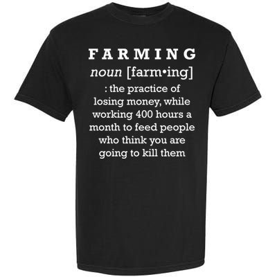 Funny Definition of Farming Garment-Dyed Heavyweight T-Shirt