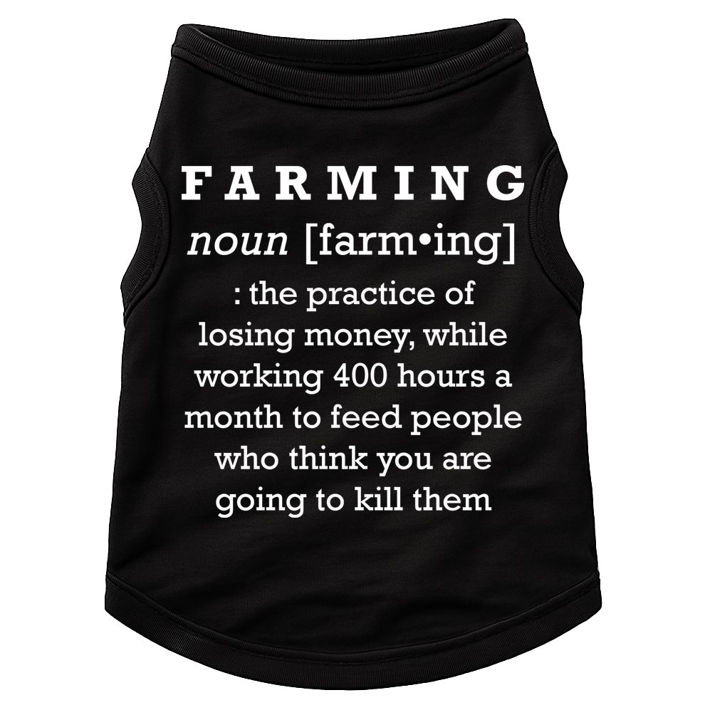 Funny Definition of Farming Doggie Tank