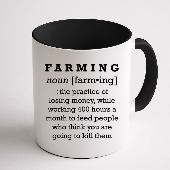 Funny Definition of Farming Mug